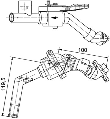 Mahle Original Kachelkraan /Koelvloeistof regelklep CV 8 000P