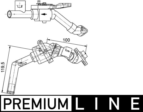 Mahle Original Kachelkraan /Koelvloeistof regelklep CV 8 000P