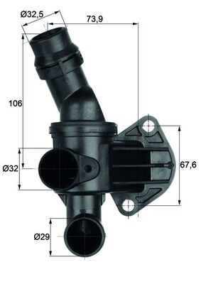 Mahle Original Thermostaat TI 6 80