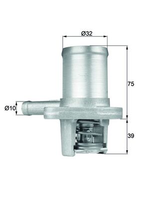 Thermostaat Mahle Original TI 40 89
