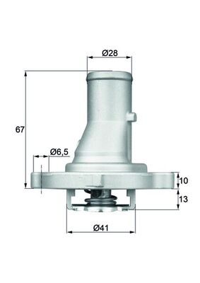 Mahle Original Thermostaat TI 68 87D