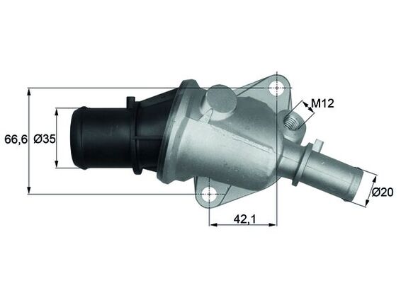 Mahle Original Thermostaat TI 105 88