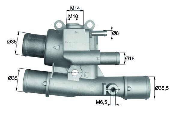 Mahle Original Thermostaat TI 124 88