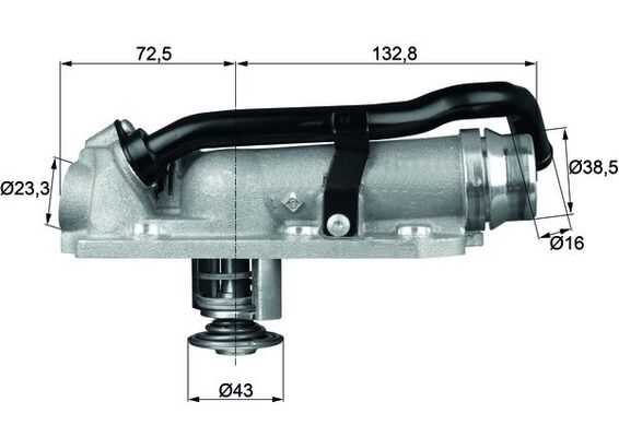Thermostaat Mahle Original TM 8 105