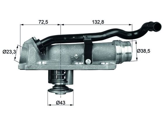 Mahle Original Thermostaat TM 9 105