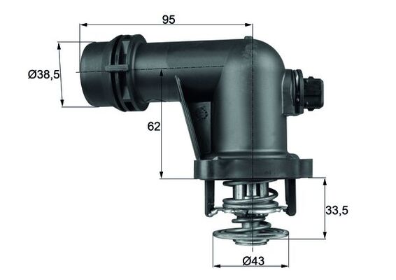 Mahle Original Thermostaat TM 15 105