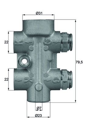 Mahle Original Thermostaat TO 8 80