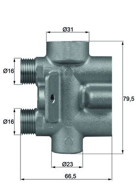 Mahle Original Thermostaat TO 9 75