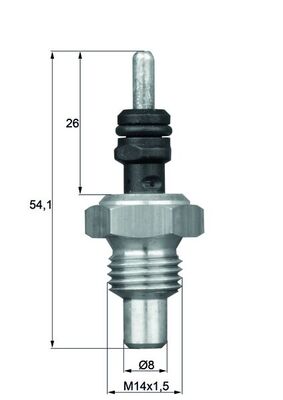 Mahle Original Temperatuursensor TSE 5