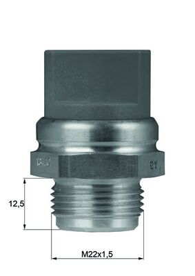 Temperatuurschakelaar Mahle Original TSW 9D