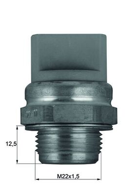 Temperatuurschakelaar Mahle Original TSW 11