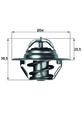 Mahle Original Thermostaat TX 3 87D