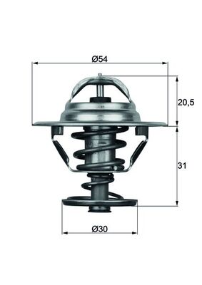 Mahle Original Thermostaat TX 10 88D