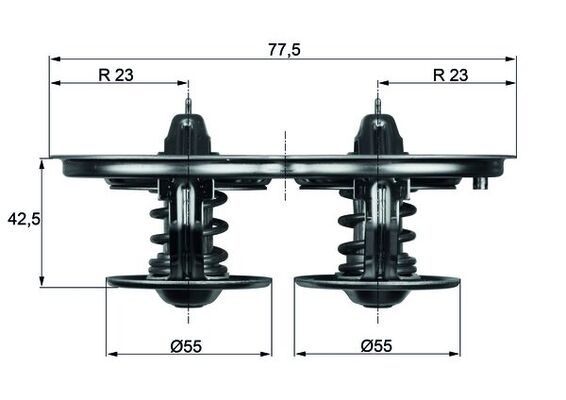 Thermostaat Mahle Original TX 32 75D