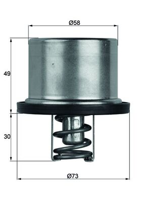 Mahle Original Thermostaat TX 37 79