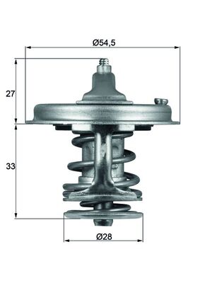 Mahle Original Thermostaat TX 78 83