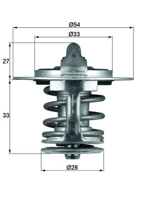 Mahle Original Thermostaat TX 84 77