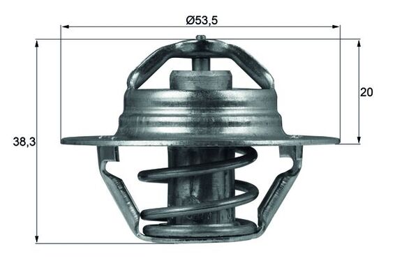 Thermostaat Mahle Original TX 88 82D