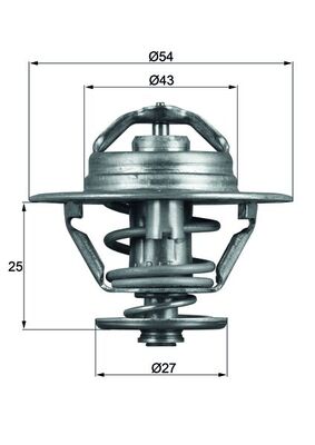 Thermostaat Mahle Original TX 93 79D