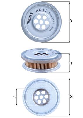 Mahle Original Hydrauliekfilter HX 44