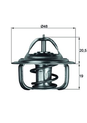 Thermostaat Mahle Original TX 1 87D