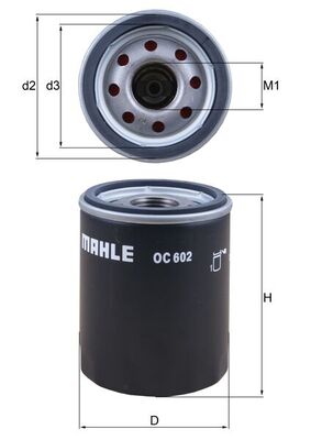 Mahle Original Oliefilter OC 602