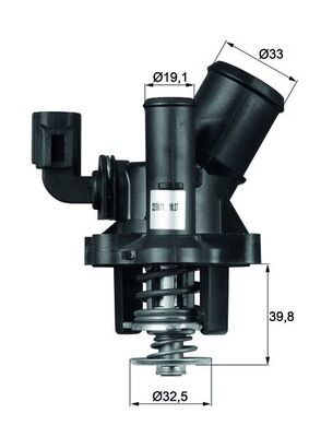 Thermostaat Mahle Original TM 17 98