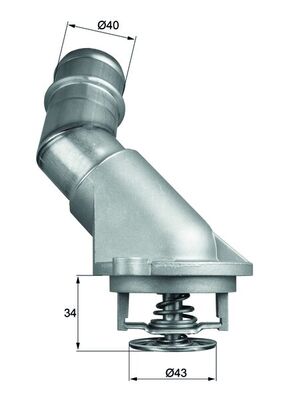 Mahle Original Thermostaat TI 211 92D