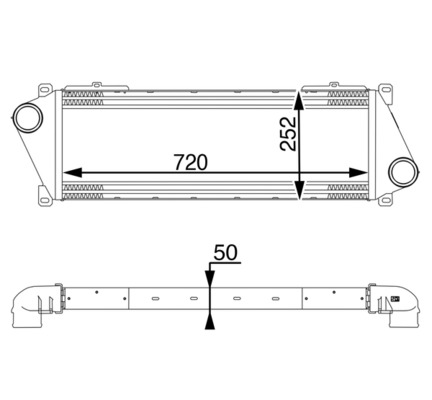 Mahle Original Interkoeler CI 18 000P