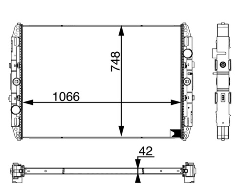 Mahle Original Radiateur CR 688 001P