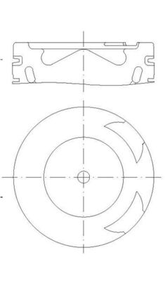 Zuiger Mahle Original 001 PI 00186 000