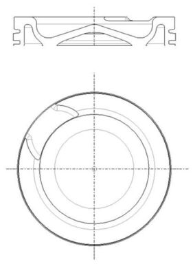 Zuiger Mahle Original 001 PI 00191 000