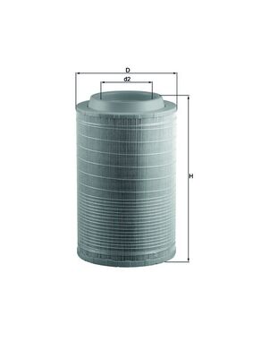 Luchtfilter Mahle Original LX 3117