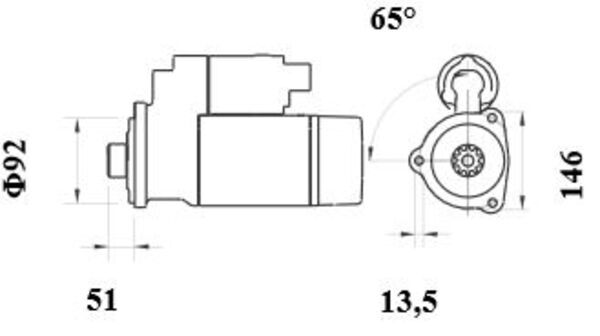 Mahle Original Starter MS 998