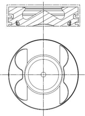 Zuiger Mahle Original 001 PI 00106 002