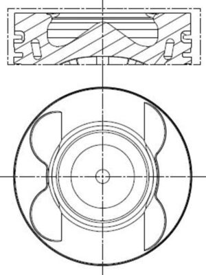 Zuiger Mahle Original 001 PI 00181 000