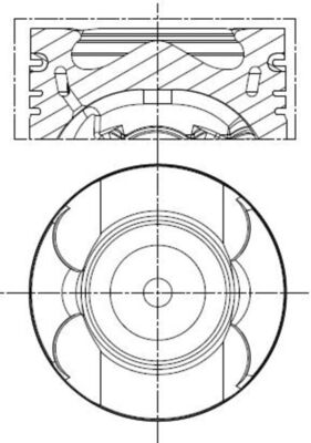 Zuiger Mahle Original 001 PI 00189 001