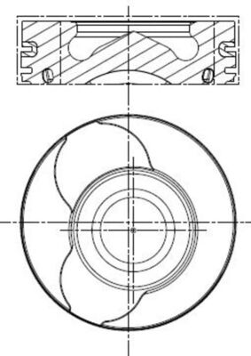 Mahle Original Zuiger 022 01 02