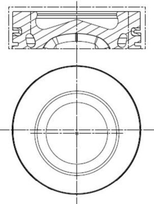 Zuiger Mahle Original 028 PI 00140 000