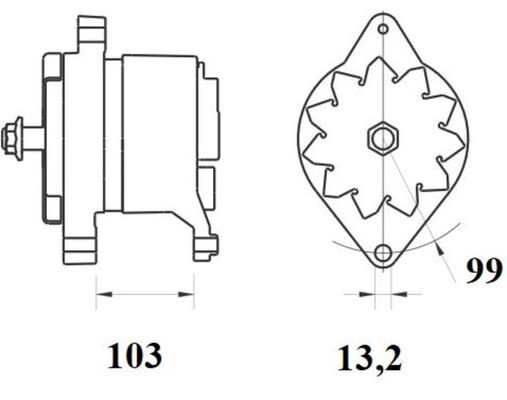 Mahle Original Alternator/Dynamo MG 500