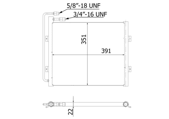 Mahle Original Airco condensor AC 940 000P