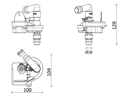 Mahle Original Airco magneetklep AVS 7 000P