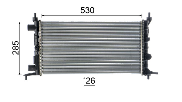 Mahle Original Radiateur CR 735 000P