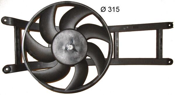 Mahle Original Ventilatorwiel-motorkoeling CFF 384 000S