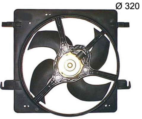 Mahle Original Ventilatorwiel-motorkoeling CFF 386 000S