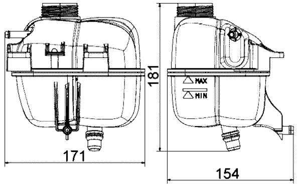 Expansievat Mahle Original CRT 87 001S