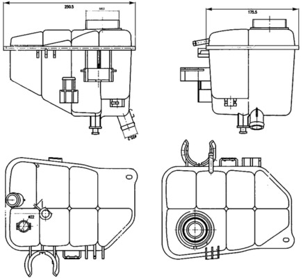 Expansievat Mahle Original CRT 126 000S