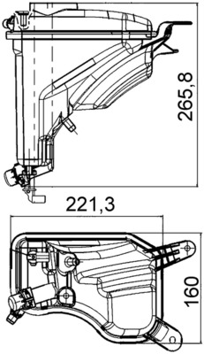 Expansievat Mahle Original CRT 207 000S