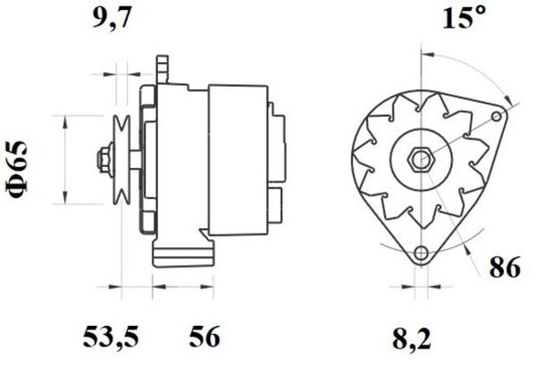 Mahle Original Alternator/Dynamo MG 375