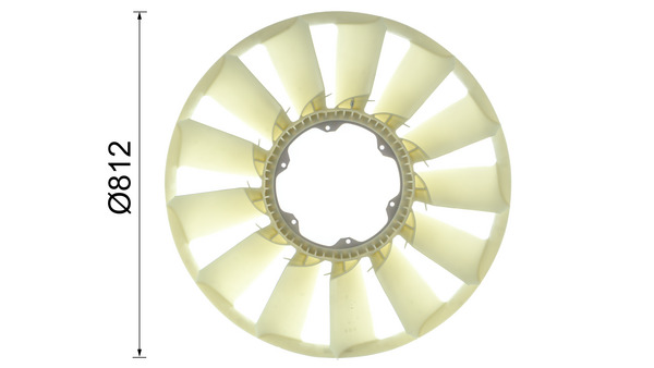 Mahle Original Ventilatorwiel-motorkoeling CFW 55 000P